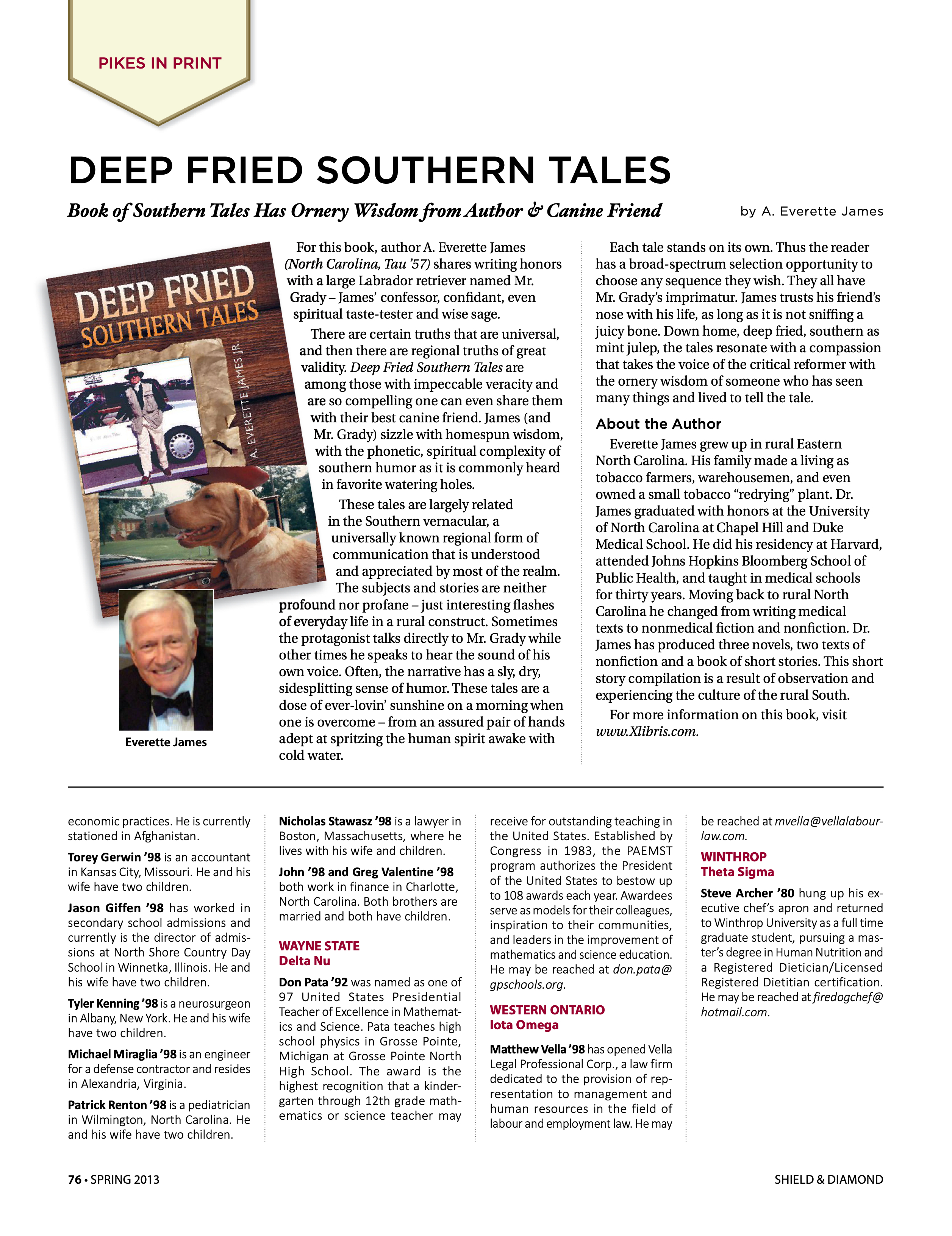 Pikes In Print: Deep Fried Southern Tales, Spring 2013